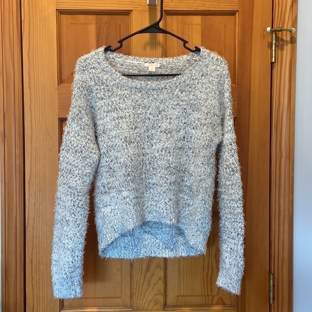 Fuzzy Crewneck Sweater - Picture 2 of 5